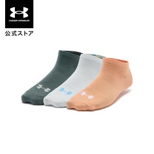 公式 アンダーアーマー UNDER ARMOUR ウィメンズ トレーニング 靴下 UAノーショー ソックス （3足セット） ウィメンズ 1359233の商品画像