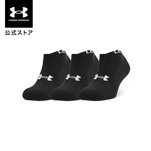 公式 アンダーアーマー UNDER ARMOUR UA ユニセックス トレーニング コア ノーショー ソックス 3足セット 1363241｜underarmour