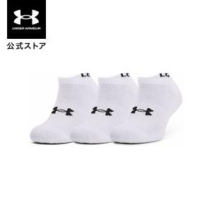 【50％OFF】公式 アンダーアーマー UNDER ARMOUR UA ユニセックス トレーニング コア ノーショー ソックス 3足セット 1363241 父の日｜underarmour