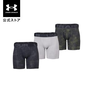 【30%OFF】公式 アンダーアーマー UNDER ARMOUR メンズ ライフスタイル ボクサーパンツ チャージドコットン アンダーウェア 6インチ ノベルティ 3枚セット｜underarmour