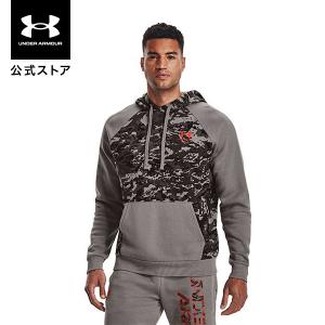 セール価格 公式 アンダーアーマー UNDER ARMOUR UAライバルフリース フーディー カモ スクリプト トレーニング メンズ 1366308