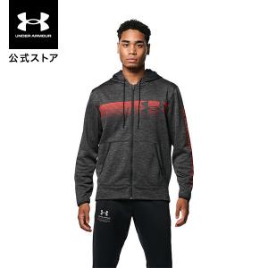 【アウトレット】公式 アンダーアーマー UNDER ARMOUR UAアーマーフリース フルジップ バーロゴ トレーニング メンズ 1368938