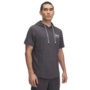 【30％OFF】公式 アンダーアーマー UNDER ARMOUR メンズ UAライバルテリー レフトチェスト ショートスリーブ フーディー スポーツスタイル フリース 1370396｜アンダーアーマー公式 Yahoo!ショッピング店
