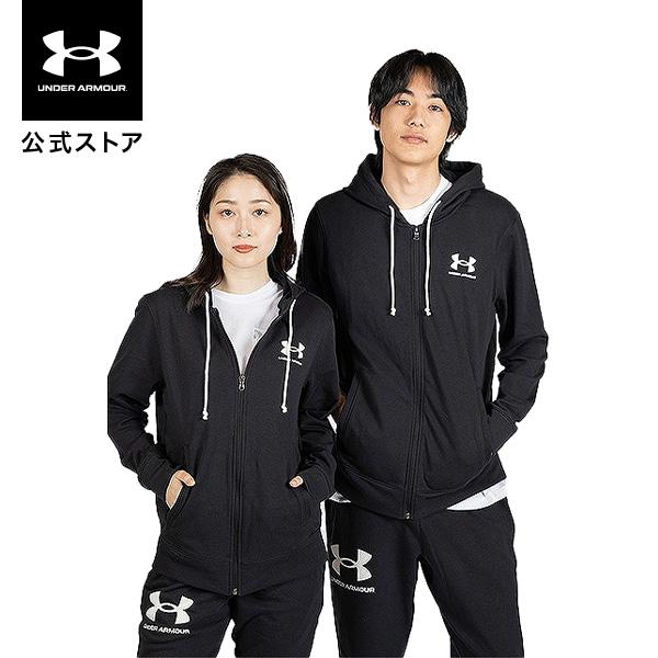 公式 アンダーアーマー UNDER ARMOUR メンズ トレーニング パーカー UA ライバルテリ...