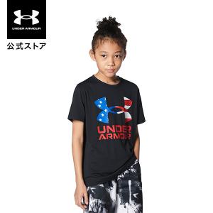 セール価格 公式 アンダーアーマー UNDER ARMOUR UA キッズ トレーニング テック フラッグ ロゴ ショートスリーブ Tシャツ 1371812
