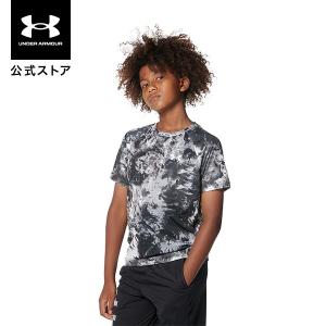 【40%OFF】公式 アンダーアーマー UNDER ARMOUR キッズ ボーイズ トレーニング Tシャツ 半袖 ベロシティ プリント ショートスリーブTシャツ｜underarmour