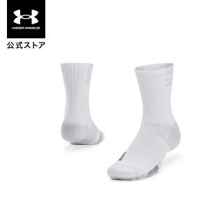 公式 アンダーアーマー UNDER ARMOUR UA UAアーマードライ プレーメーカー ミッドクルー ソックス（トレーニング／UNISEX） 1376229｜underarmour