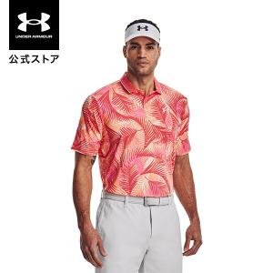 【50%OFF】公式 アンダーアーマー UNDER ARMOUR メンズ ゴルフ ポロシャツ UA アイソチル ポロ 〈グラフィックパーム〉 半袖1377367 父の日｜underarmour