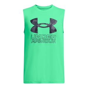 公式 アンダーアーマー UNDER ARMOUR UAテック タンク 〈ハイブリッドプリントフィル〉 （トレーニング／KIDS ） 1377845 タンクトップ ボーイズ ジュニア｜underarmour