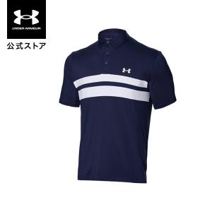 UNDER ARMOUR（アンダーアーマー） ポロシャツ 半袖 ボーダー メンズ