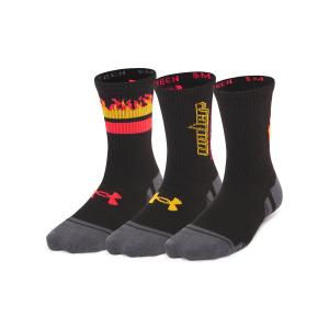 【30％OFF】公式 アンダーアーマー UNDER ARMOUR ユニセックス UAパフォーマンス テック クルー ソックス （3足セット） Train 靴下 1800 ハイソックス 1379521｜underarmour