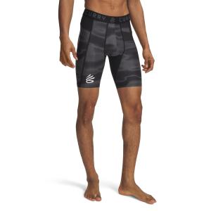 【30％OFF】公式 アンダーアーマー UNDER ARMOUR メンズ カリー ヒートギア プリント ショーツ バスケットボール ハーフタイツ 6000 バスケ 1379829｜underarmour