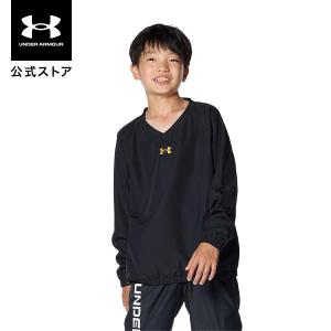 【30%OFF】公式 アンダーアーマー UNDER ARMOUR キッズ ボーイズ 野球 ジャケット UA Vネック ジャケット アウター ウインドブレーカー 1381262｜underarmour