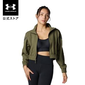公式 アンダーアーマー UNDER ARMOUR UA UAアンストッパブル クロップ ジャケット（ライフスタイル／WOMEN） 1386479