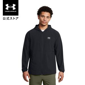 【30％OFF】公式 アンダーアーマー UNDER ARMOUR メンズ UAバイブウーブン ウインドブレーカー スポーツスタイル 長袖 ロングスリーブ 9900 Tシャツ 1386555