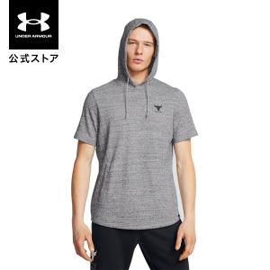 【30％OFF】公式 アンダーアーマー UNDER ARMOUR Mens Sportstyle UAプロジェクトロック テリー ショートスリーブ フーディー（ライフスタイル/MEN） 1387447｜アンダーアーマー公式 Yahoo!ショッピング店
