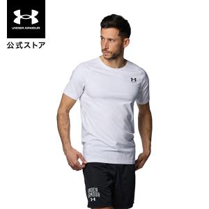 公式 アンダーアーマー UNDER ARMOUR UA UAヒートギア フィッティド ショートスリーブシャツ （トレーニング／MEN ） 1387941 ベースレイヤー インナー 半袖