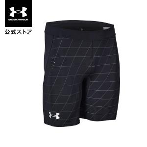 公式 アンダーアーマー UNDER ARMOUR UA UA PR ’25 ハーフタイツ（ランニング／MEN） 1388460 ブラック/ホワイト