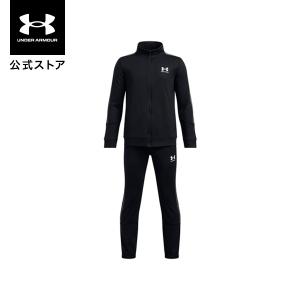 【30％OFF】公式 アンダーアーマー UNDER ARMOUR キッズ UAアイコン 二ット トラックスーツ スポーツスタイル セットアップ 6800 トラックジャケット 1390295｜アンダーアーマー公式 Yahoo!ショッピング店