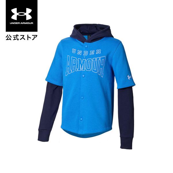 【30％OFF】公式 アンダーアーマー UNDER ARMOUR キッズ UAアイコンフリース ボタ...