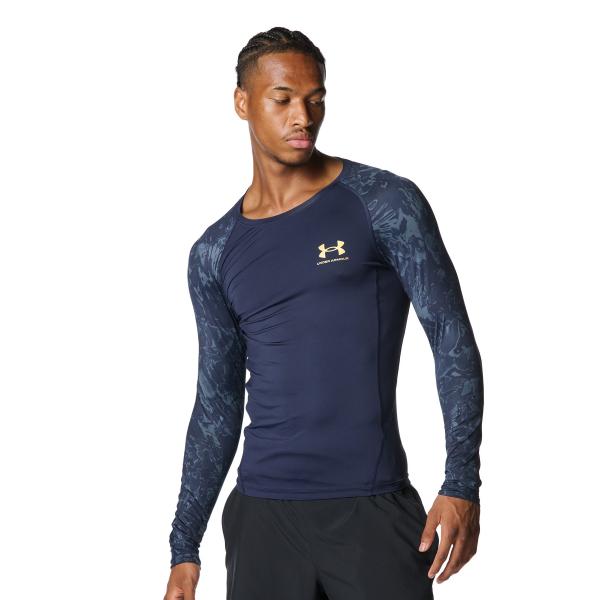 公式 アンダーアーマー UNDER ARMOUR メンズ UAヒートギア コンプレッション カモ ロ...
