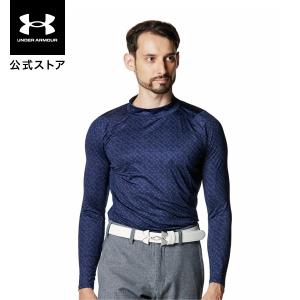 【30％OFF】公式 アンダーアーマー UNDER ARMOUR メンズ UAヒートギア フィッティド ノベルティ ロングスリーブ モックネック シャツ Golf 6007920