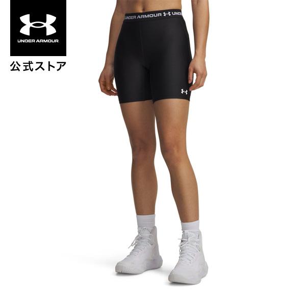 公式 アンダーアーマー UNDER ARMOUR ウィメンズ UAヒートギア 7インチ ショーツ T...