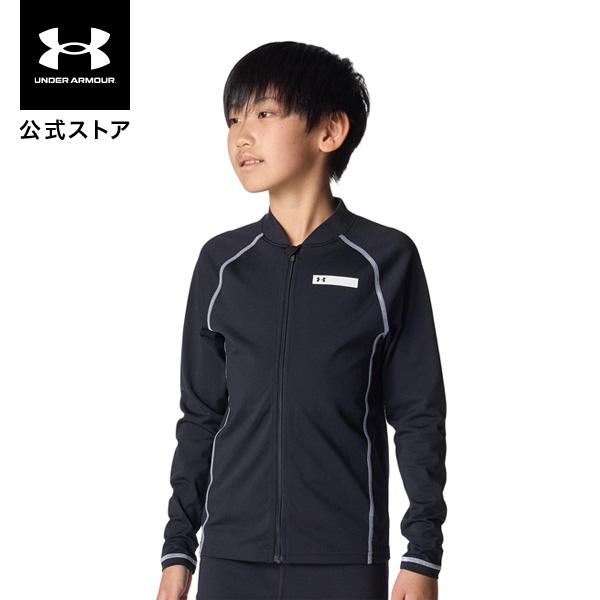 公式 アンダーアーマー UNDER ARMOUR キッズ UAスイムウェア フルジップ ジャケット ...