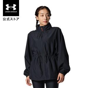 【30％OFF】公式 アンダーアーマー UNDER ARMOUR ウィメンズ UAウーブン フルジップ フーディー Train ジャケット アウター ウインドブレーカー 00 6014285
