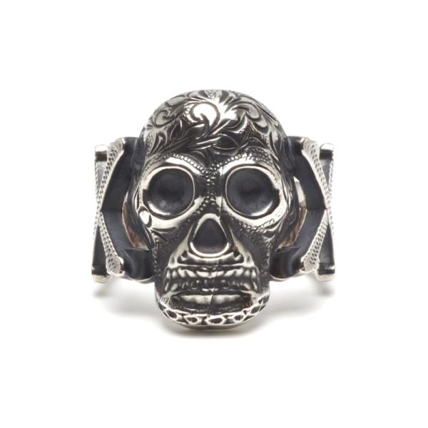 END CUSTOM JEWELLERS EDWARD SKULL RING リング