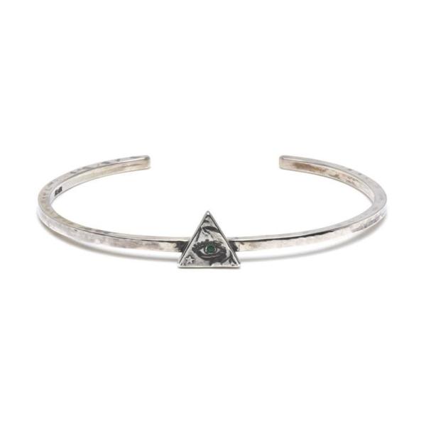 HICO ヒコ TRIANGLE BANGLE w/emerald