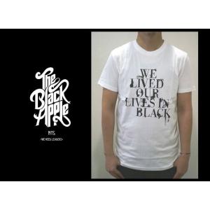 セール50%オフ　BLACK APPLE ブラックアップル LIVES IN BLACK TEE 半袖 Tシャツ｜undertaker