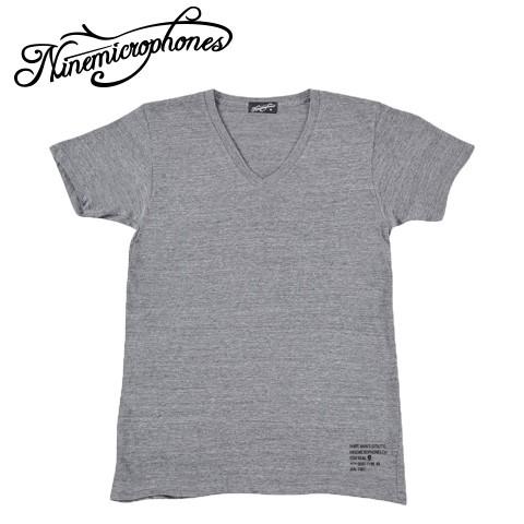 セール50%オフ　NINE MICROPHONES ナインマイクロフォンズ VNECK S/S FA...