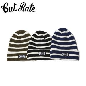 CUT-RATE カットレイト WOOL BORDER KNITCAP ニットキャップ｜undertaker