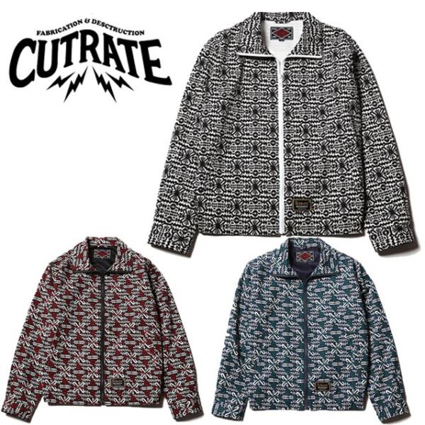 セール50%オフ　CUT RATE カットレイト GEOMETRIC PATTERN JACKET ...