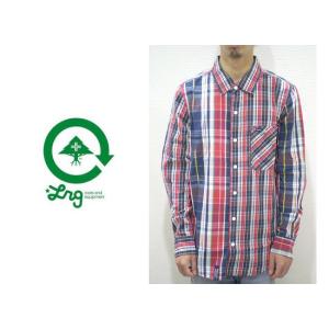 セール50%オフ　LRG エルアールジー DK CHECK S/S SHIRT 長袖 チェックシャツ｜undertaker