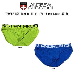 ANDREW CHRISTIAN(アンドリュークリスチャン)ブリーフ パンツ アンダーウェア セクシー メンズ 下着 男性用 TROPHY BOY Bamboo Brief 93139｜undieshop