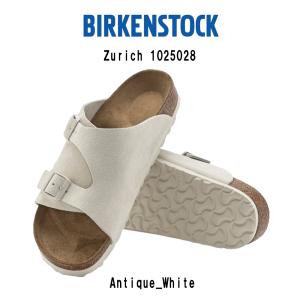BIRKENSTOCK(ビルケンシュトック)サンダル ストラップ Zurich Suede Leather チューリッヒ スエード レザー ホワイト ユニセックス 1025028 Regular｜undieshop