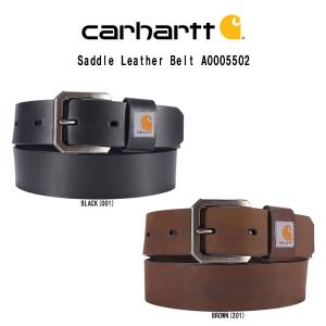 Carhartt(カーハート)ベルト レザー 本革 牛革 ギフト カジュアル 男性用 メンズ Saddle Leather Belt A0005502