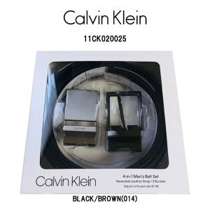 Calvin Klein(カルバンクライン)ck レザー ベルト セット リバーシブル スーツ ビジネス カジュアル メンズ 11CK020025｜undieshop