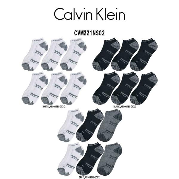 Calvin Klein(カルバンクライン)ck ソックス 6足セット 靴下 アンクル くるぶし ス...