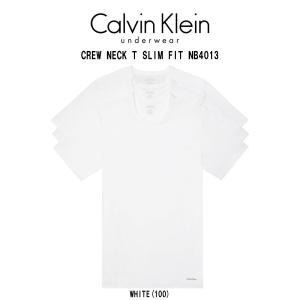 カルバンクライン  (CK) 下着 Tシャツ クルーネック 半袖 3枚セット コットン ストレッチ 肌着 NB2798 901 メンズ ホワイト Calvin Klein（カルバン・クライン） Calvin Klein(カルバンクライン