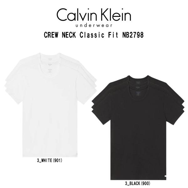 Calvin Klein(カルバンクライン)ck Tシャツ クルーネック 半袖 3枚セット コットン...