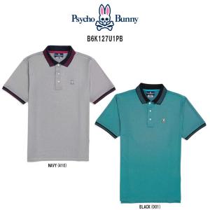 (SALE)Psycho Bunny(サイコバニー)ポロシャツ 半袖 スポーツ ゴルフ メンズ Tyron Sport Polo B6K127U1PB