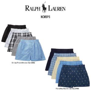 POLO RALPH LAUREN(ポロ ラルフローレン)トランクス 5枚セット お買い得 パック メンズ 下着 Cotton Classic Fit NCWBP5｜undieshop