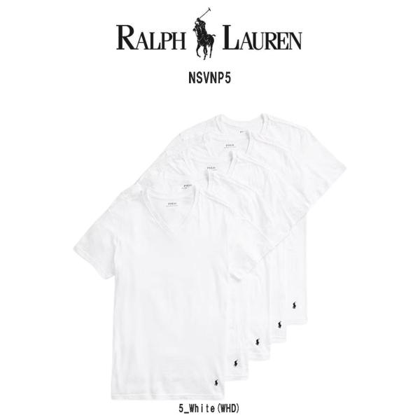 POLO RALPH LAUREN(ポロ ラルフローレン)Vネック Tシャツ スリム 5枚セット お...