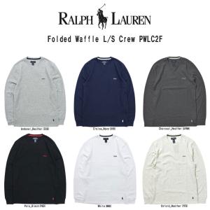 POLO RALPH LAUREN(ポロ ラルフローレン)Tシャツ 長袖 メンズ サーマル ロンT クルーネック 無地 シンプル カジュアル ワッフル生地 ポニー ロゴ 刺繍 PWLC2F