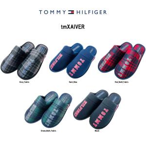 (SALE)TOMMY HILFIGER(トミーヒルフィガー)スリッパ ルームシューズ メンズ tmXAIVER