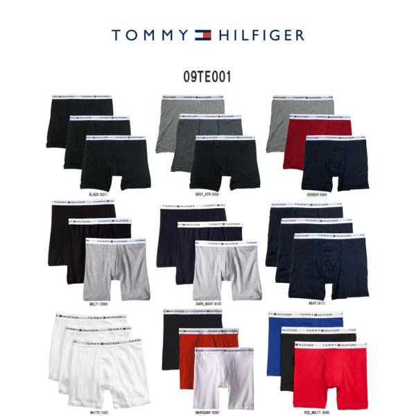 TOMMY HILFIGER(トミーヒルフィガー)ボクサーパンツ 3枚セット お買い得 パック メン...