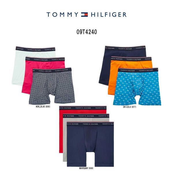 TOMMY HILFIGER(トミーヒルフィガー)ボクサーパンツ 3枚セット メンズ 下着 09T4...